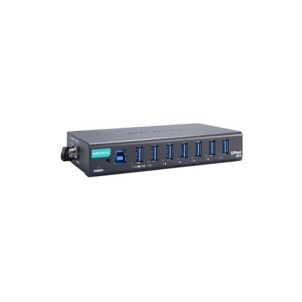 7-port industrial-grade USB 3.2 hubs, -40 to 85 Degrees C operating temperature